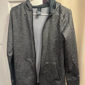 Gray Full-Zip Hoodie